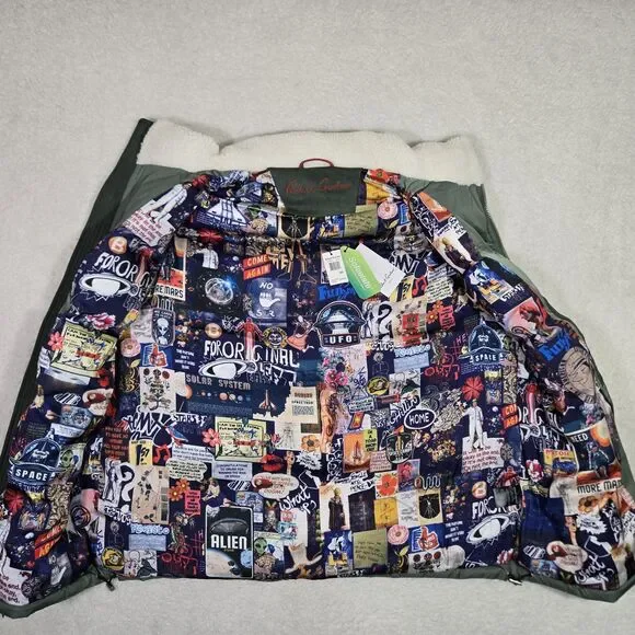 $258 ROBERT GRAHAM Mens 2XL Forest Green Puffer Vest RGF23R82 XXL - Picture 2 of 14